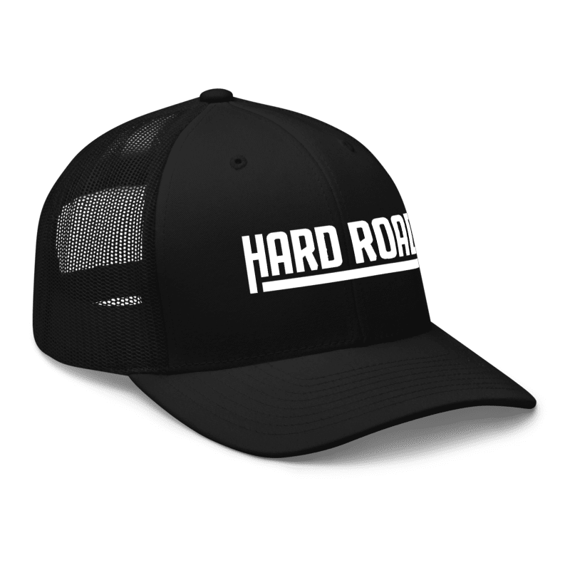 Hard Road Trucker Hat – Black