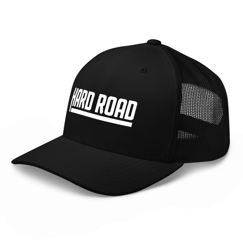 Hard Road Trucker Hat – Black