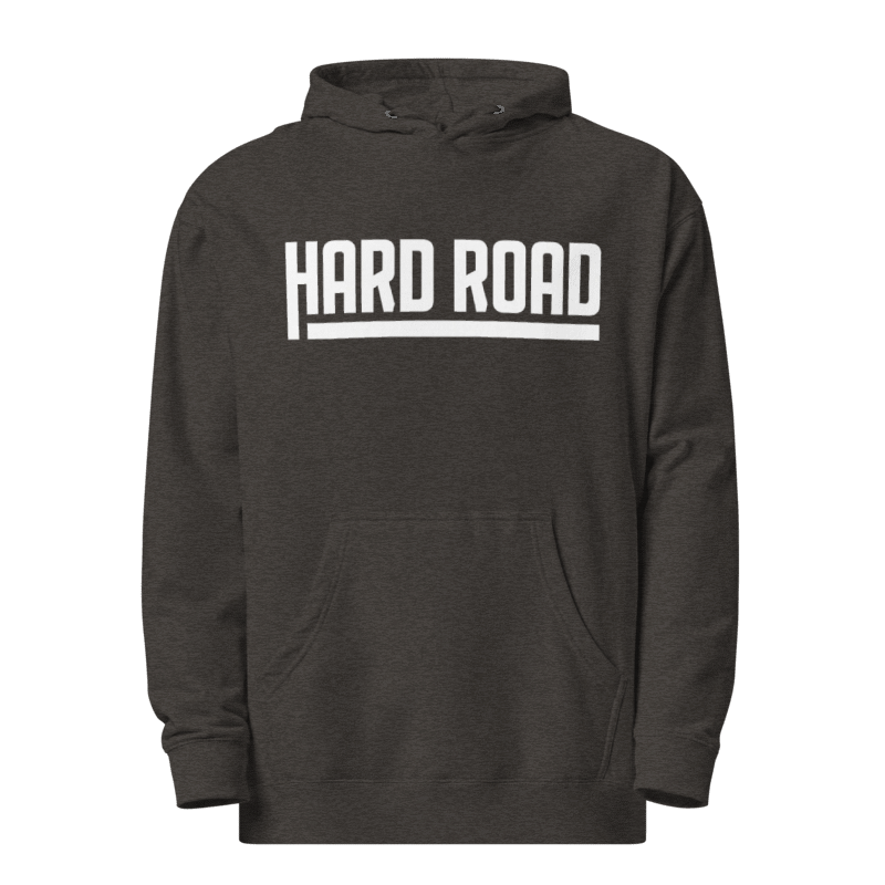 Hard Road Heavyweight Hoodie – Charcoal Heather