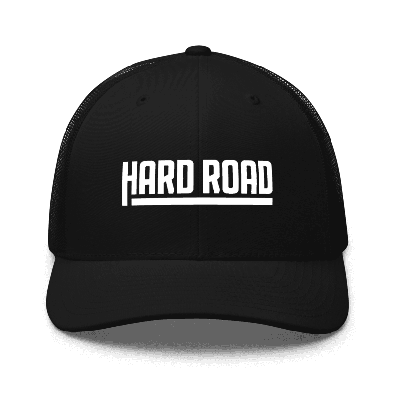 Hard Road Trucker Hat – Black